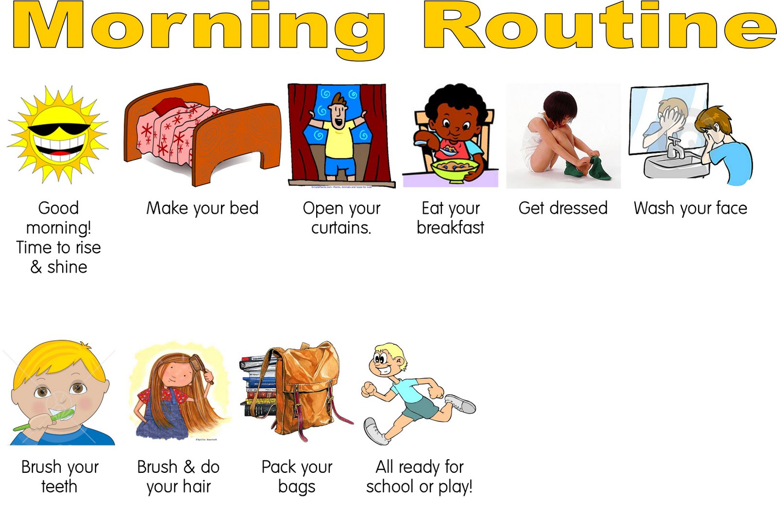 Free Evening Routine Cliparts, Download Free Evening Routine Cliparts