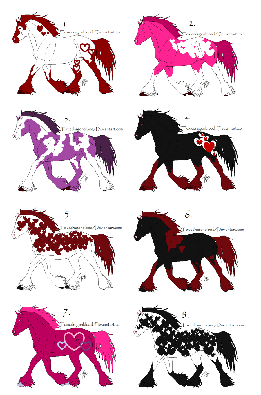 free-printable-horse-valentines-the-4-versions-are-available-in-microsoft-word-doc-format