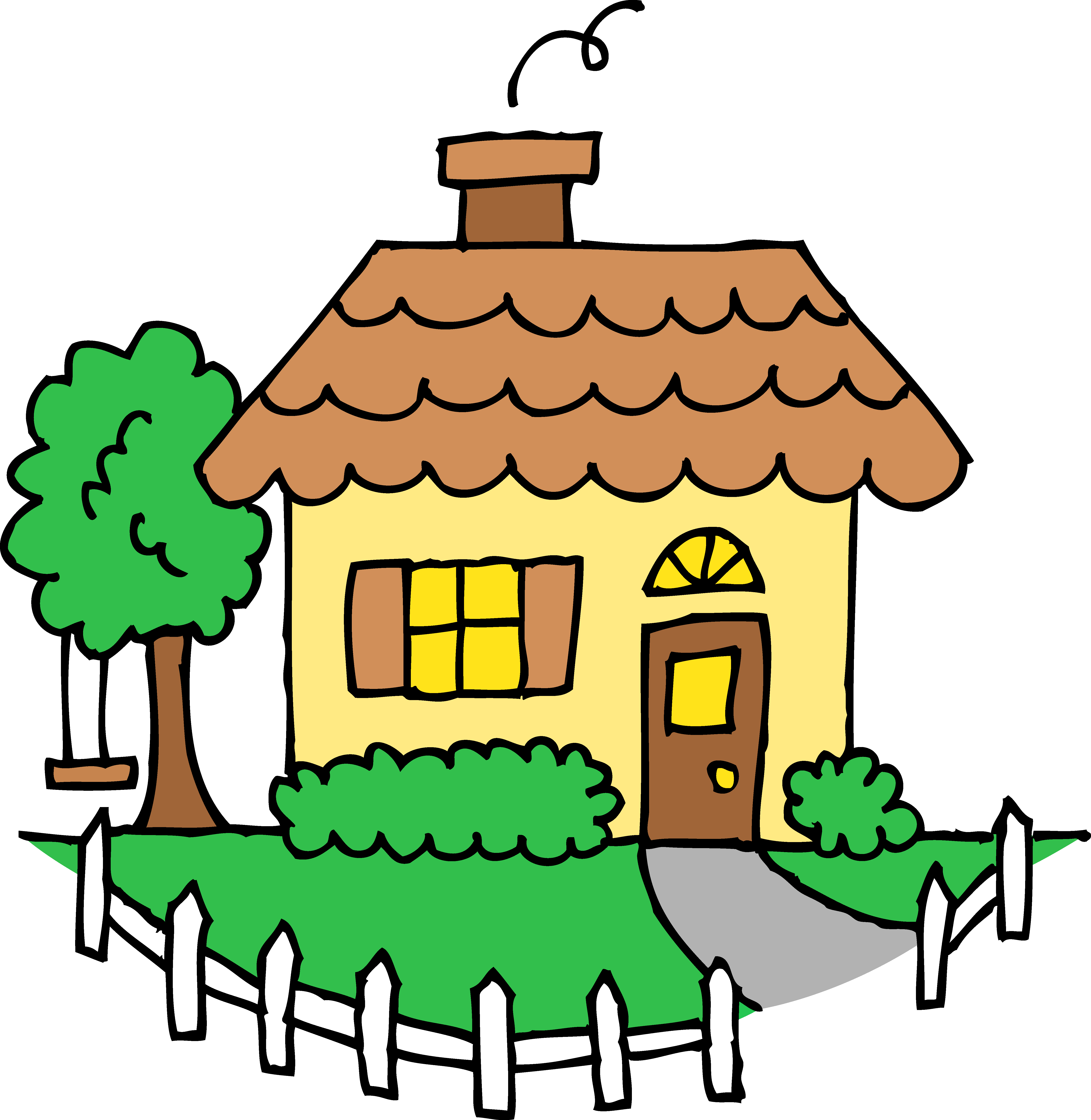 delinquent clipart house