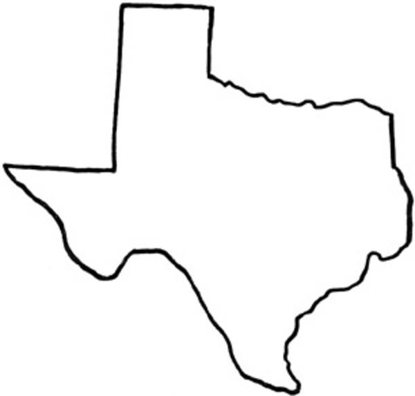 Texas Outline Clipart 