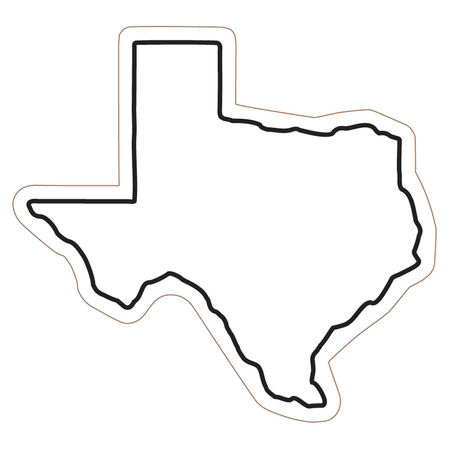 Free Clipart Of Outline Of Texas 