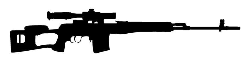 Hunter With Gun With Scope Clipart 