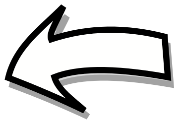 Arrow sign clipart black and white 