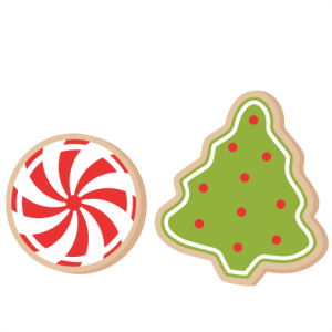 Christmas sugar cookie clipart 