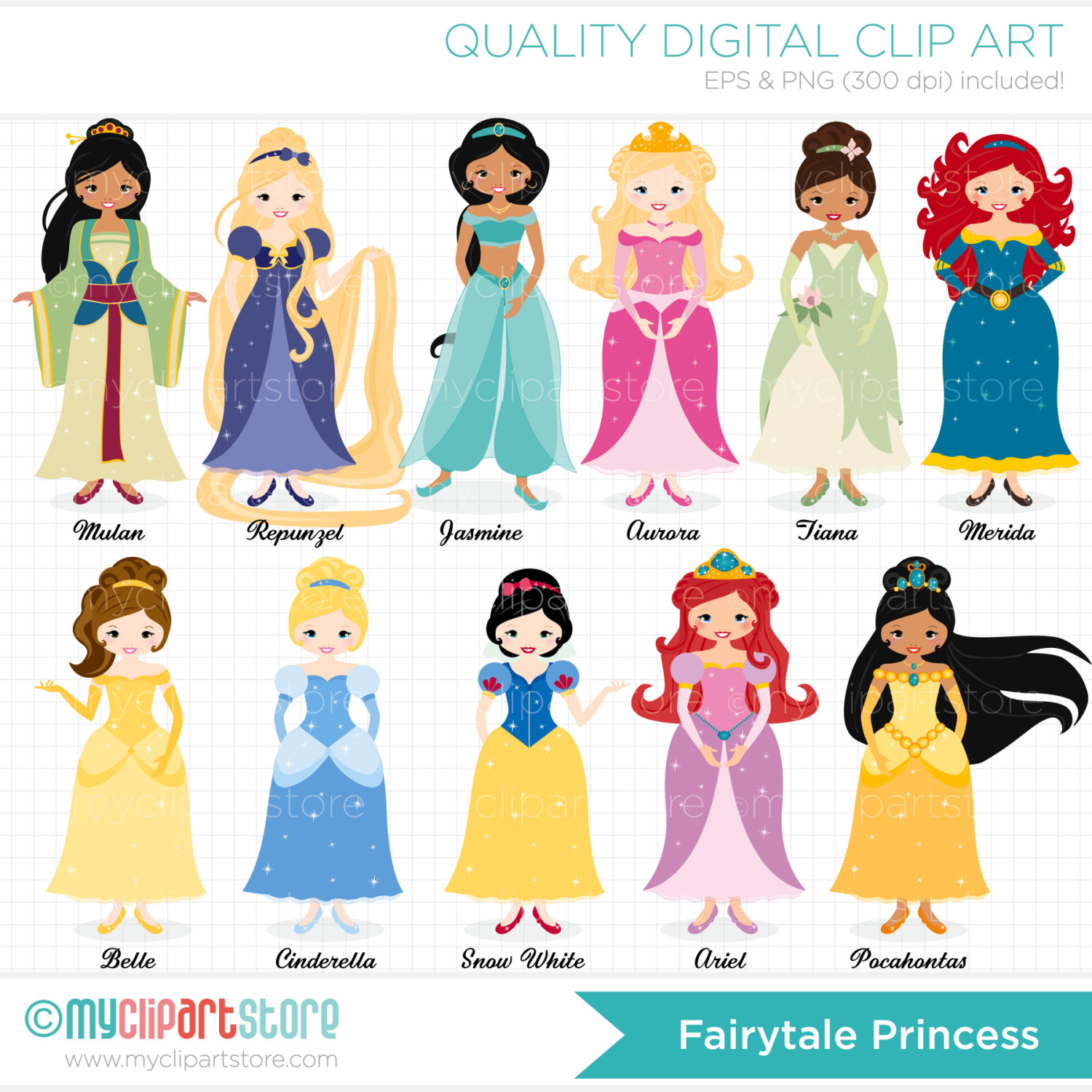 fairy tales princess names - Clip Art ...
