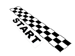 start line clipart