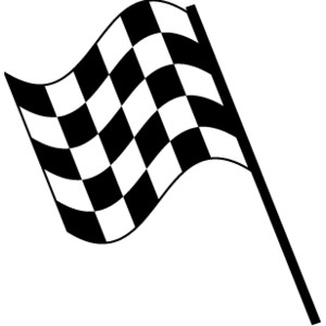 Race Car Finish Line Clipart 