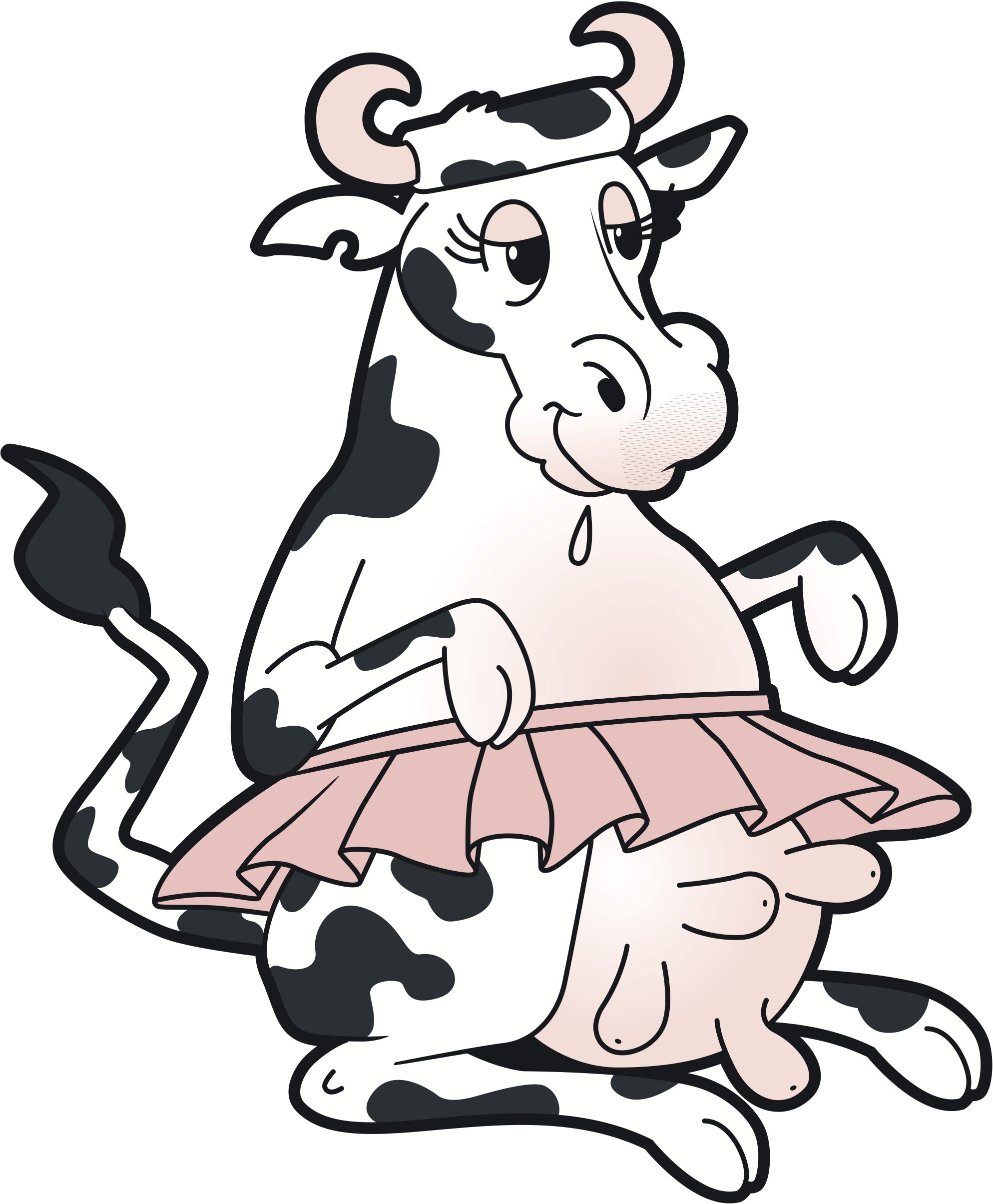 Cartoon Cow Picture.