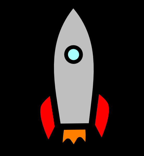 Moving Animated Rocket Clipart 