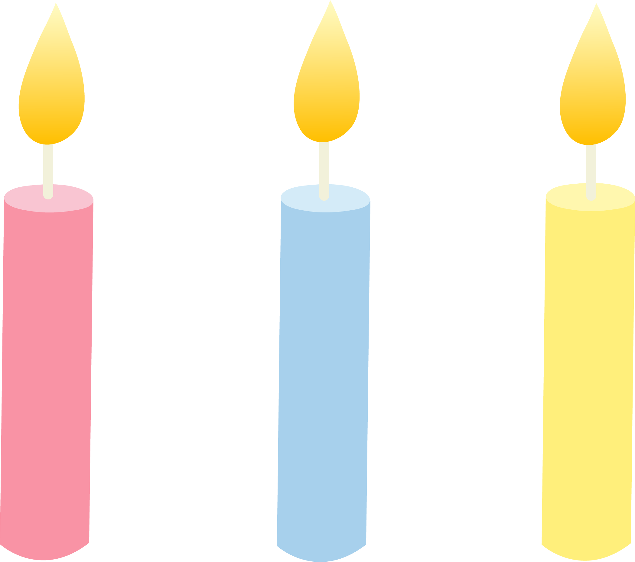 Birthday Candle Clipart 