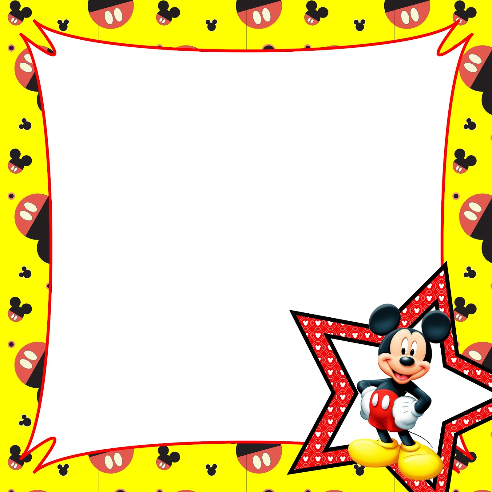 mickey mouse page border