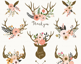 Antlers clipart 