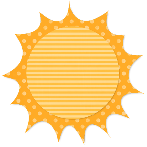 Corner Page Sun Clipart 