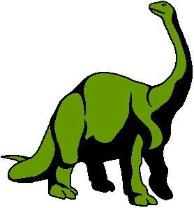 Realistic dinosaur clipart 