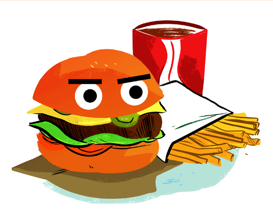 Clip Arts Related To : eating junk foods clipart. 
