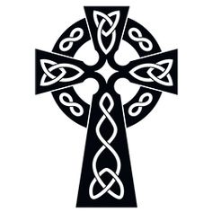 Irish cross clip art 