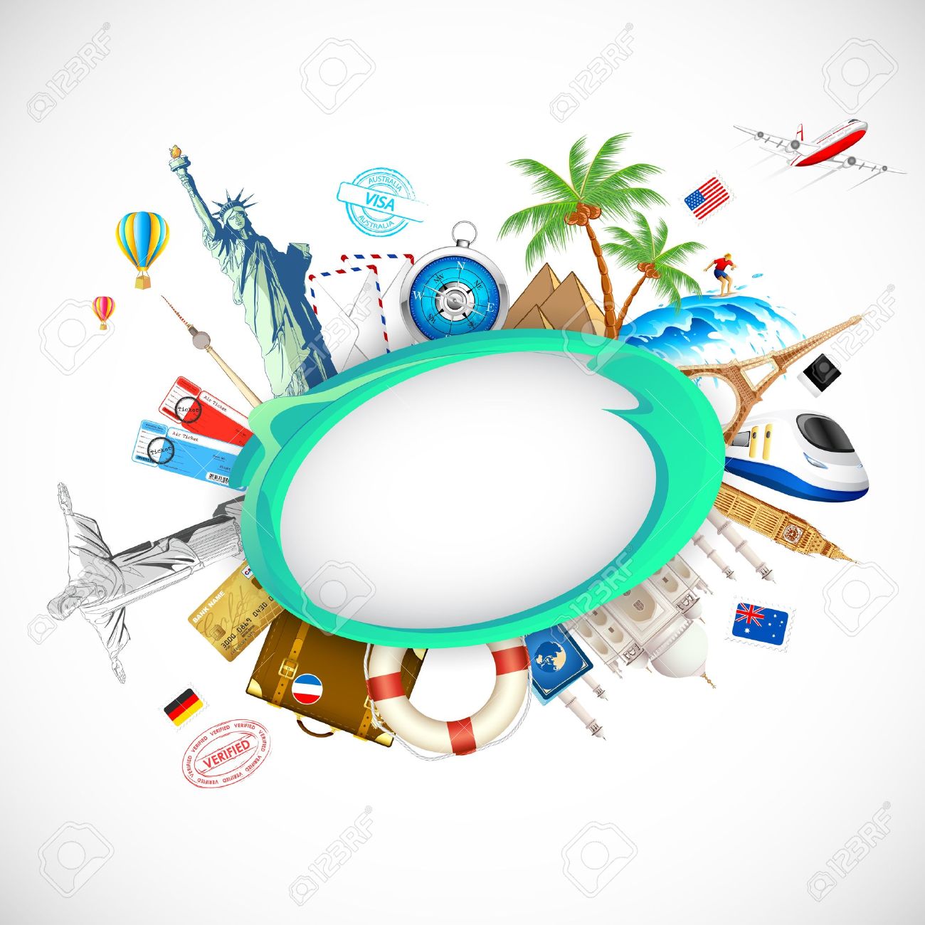 free travel clipart background - photo #16