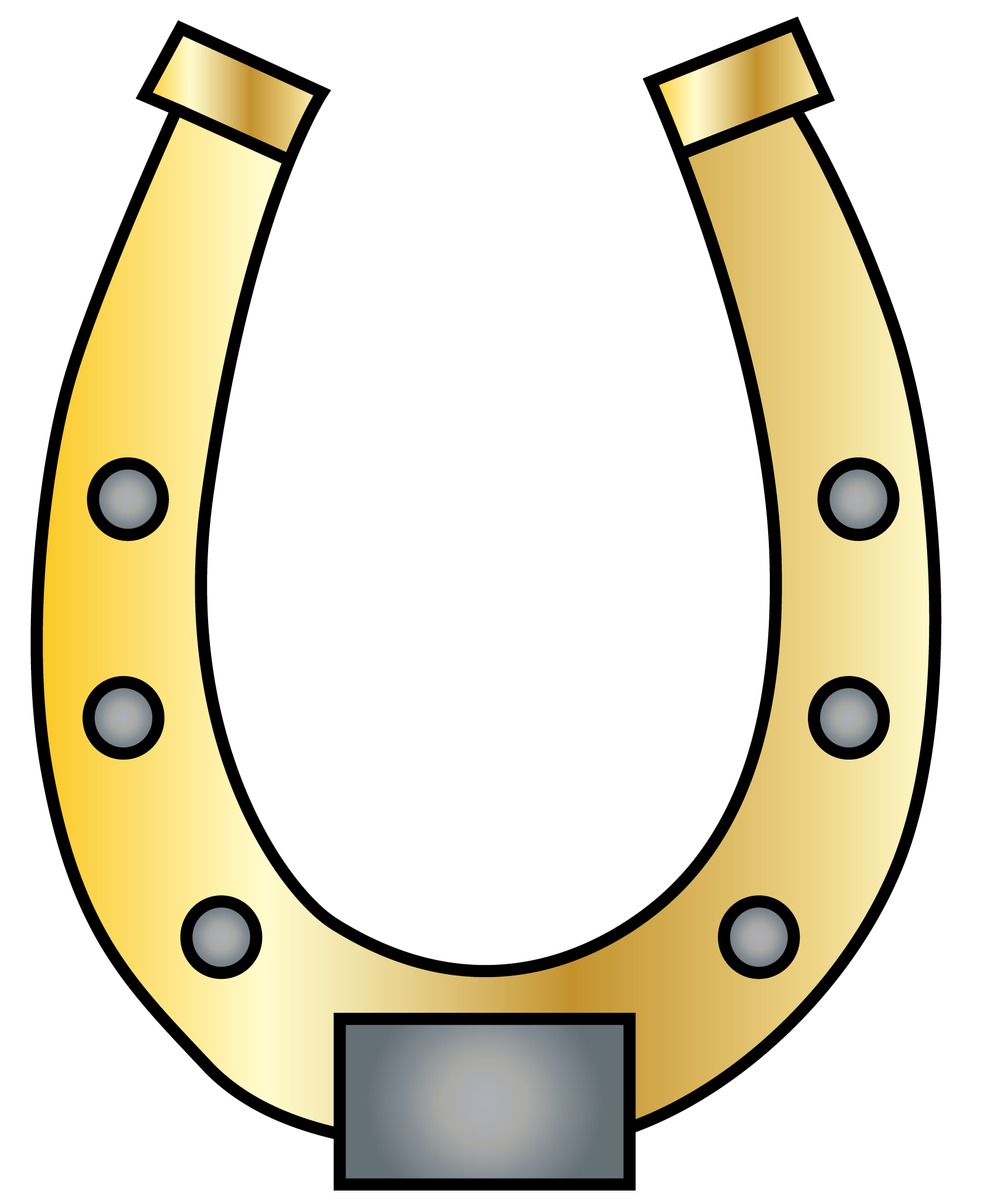 horseshoe pitching clipart