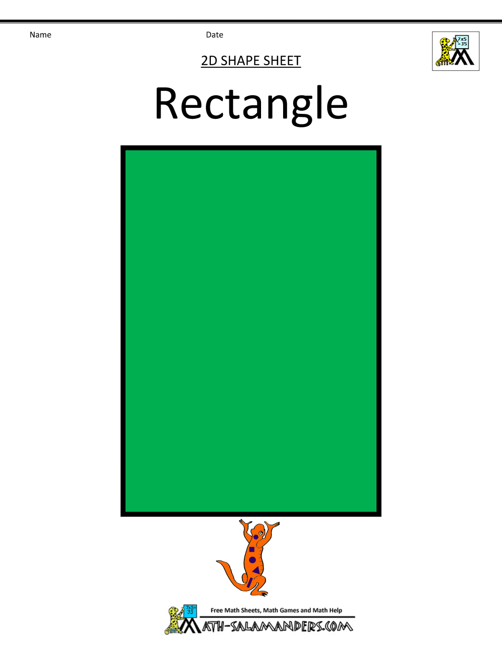 rectangle pictures for kids