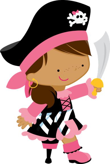 Png And Jpeg Clip Art Images Pirate Girl Store Graphics Paper And Party Supplies