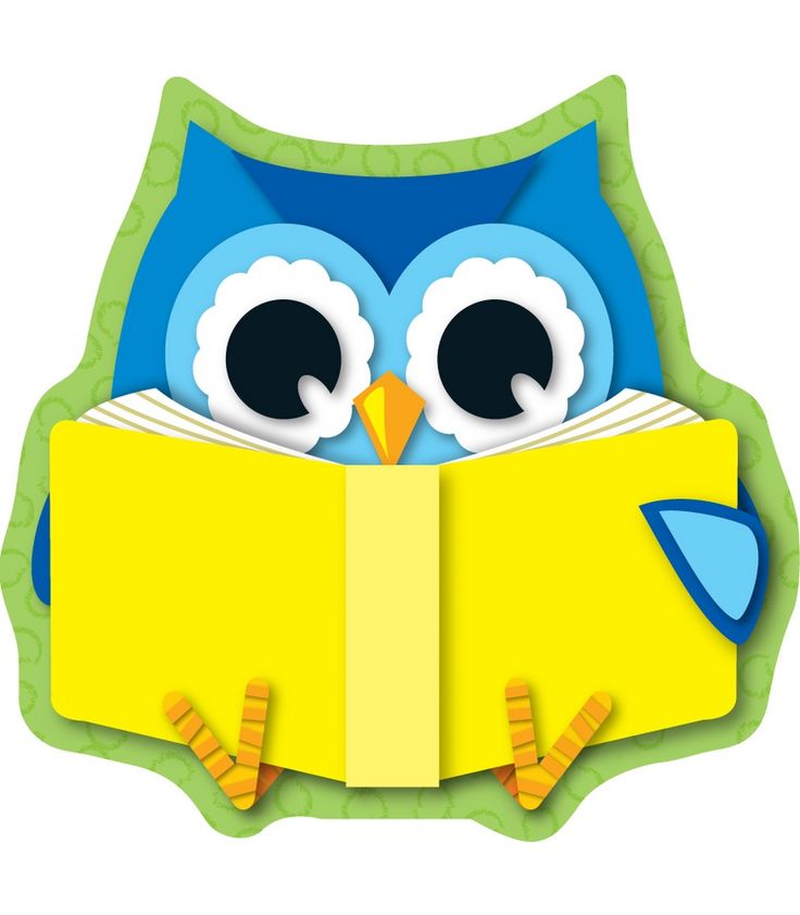 Owl Reading Clip Art Clip Art Library