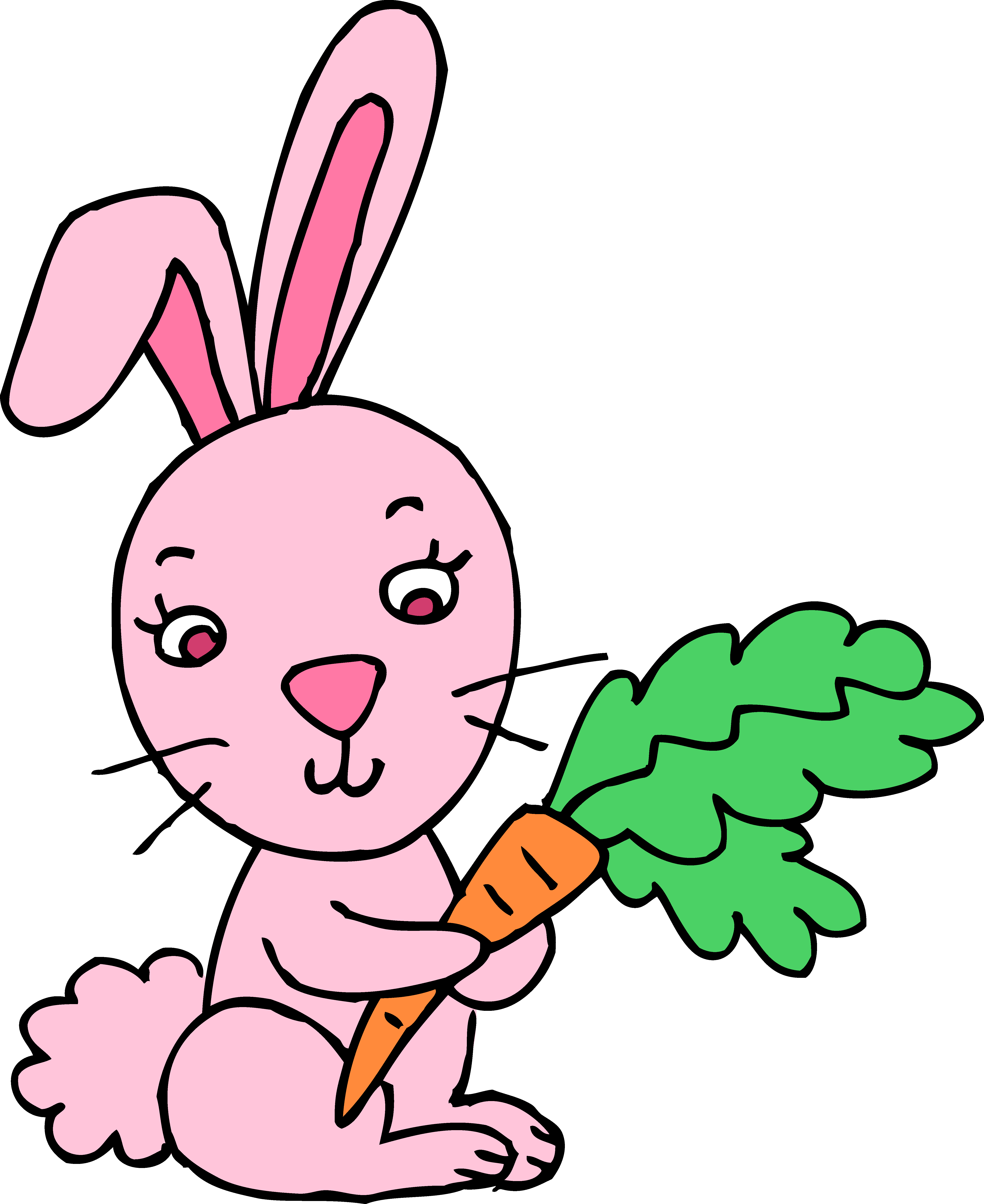 Free Pink Rabbit Cliparts, Download Free Pink Rabbit Cliparts png