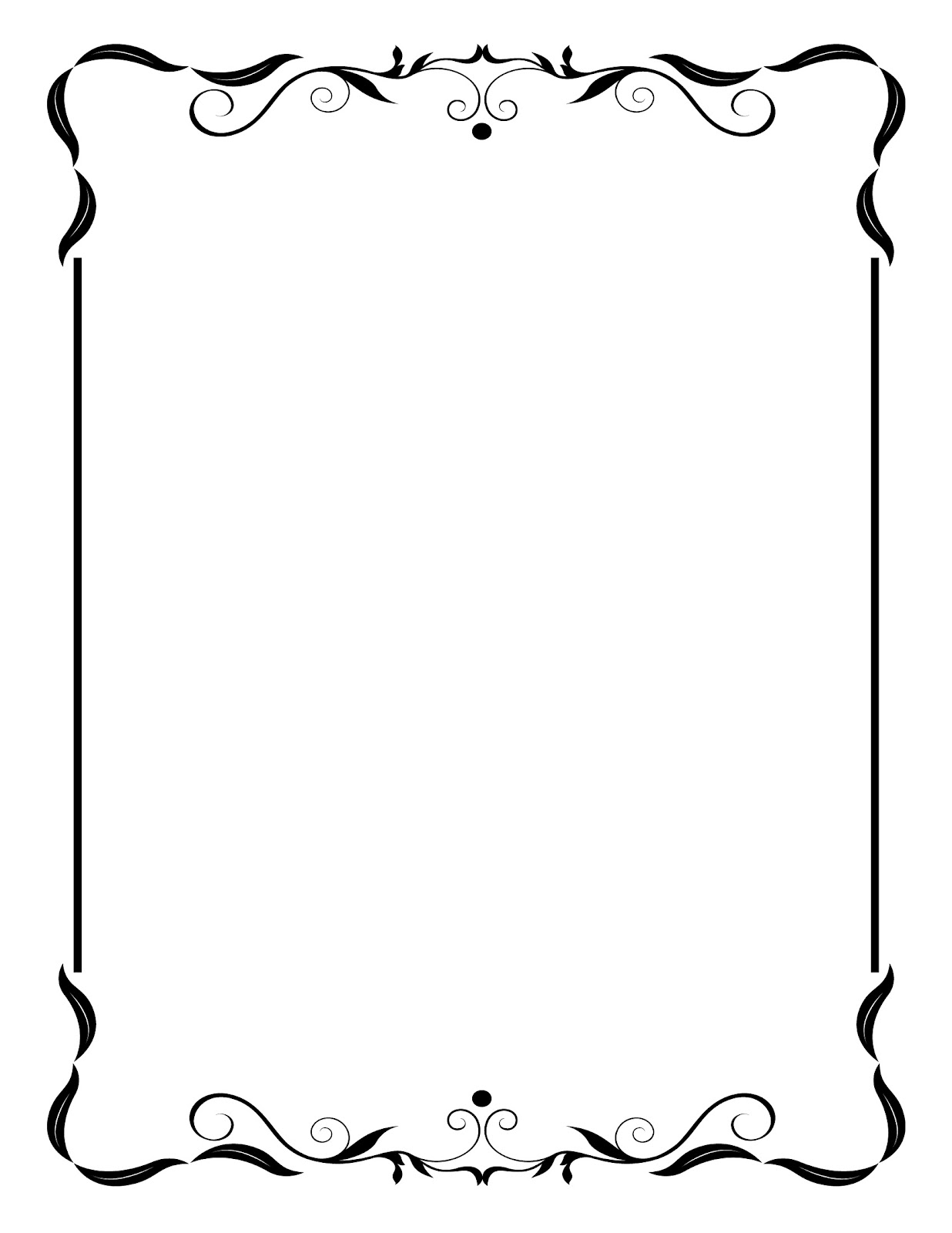 clipart picture frame border