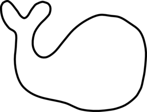 Whale Outline Clipart 