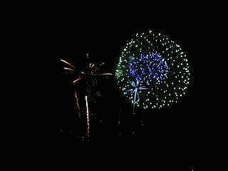 Fireworks clipart free animated