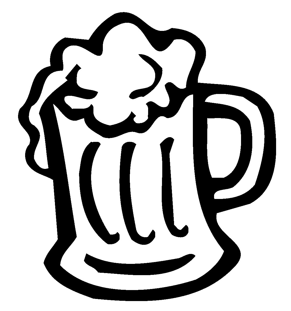 Beer mug graphic free clipart 