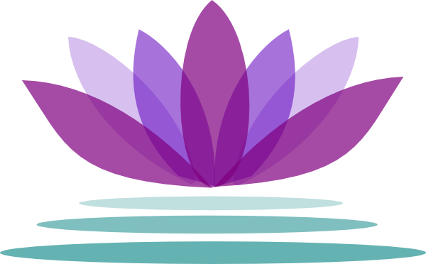 Purple Lotus Flower With Water Clip Art at Clker 