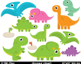 Cute dinosaur clipart 