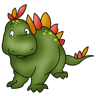 Cute Cartoon Dinosaur 