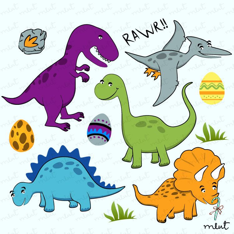 free printable dinosaur clip art - Clip Art Library