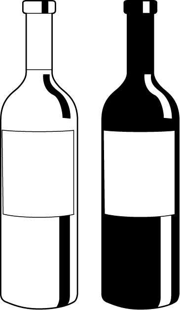 Wine bottle clip art 