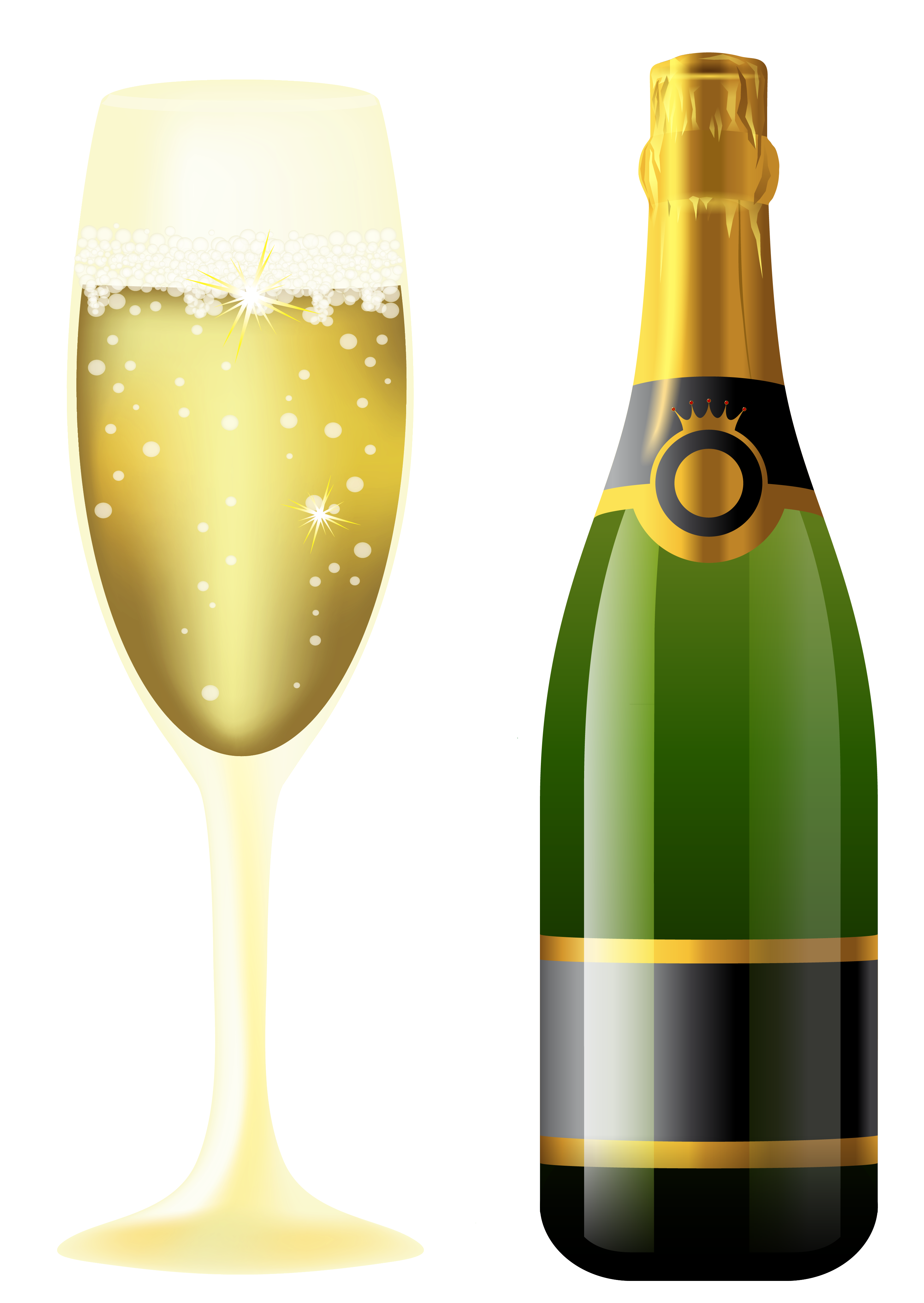 New Year Sparkling Wine and Glass?m=1399672800 
