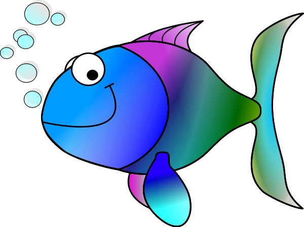 Happy Cartoon Fish 