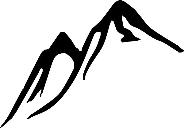 Mountain hiking clip art free clipart image 2 