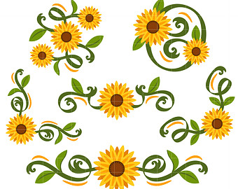 Free Sunflower Border Cliparts, Download Free Clip Art ...