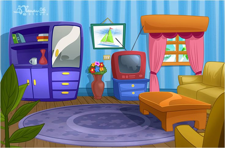 living room background clipart - Clip Art Library