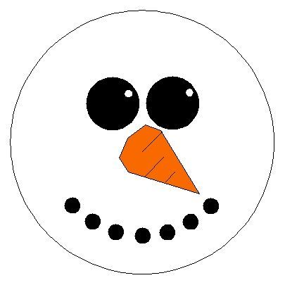 clipart snowman mouth