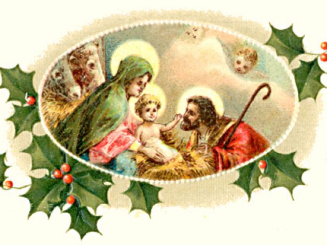 Religious Christmas Image Clip Art 