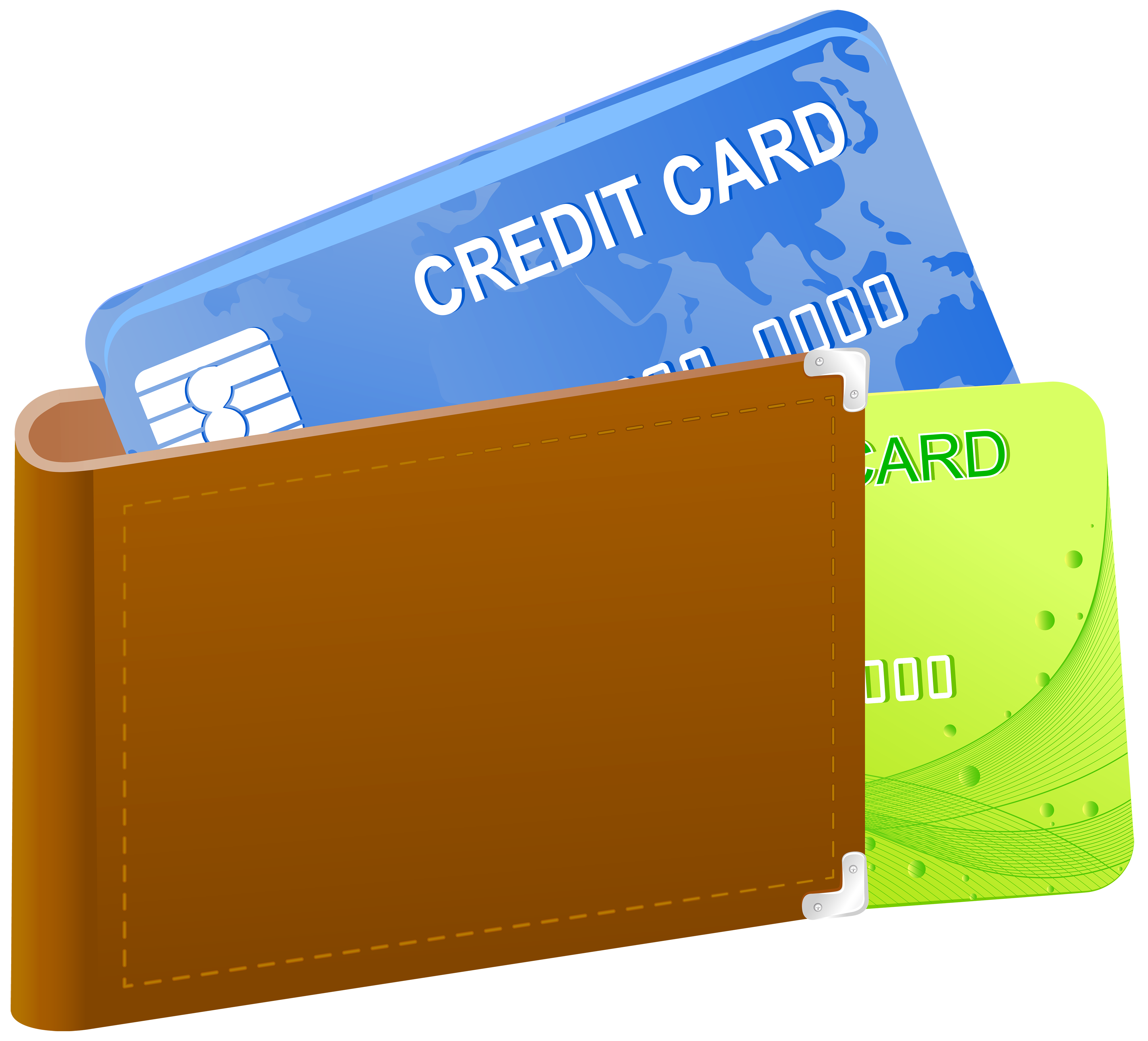 Credit card clipart 