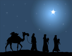 Christmas Three Wise Men Clipart 