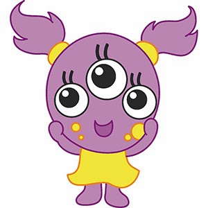 Girly Monsters Clipart 