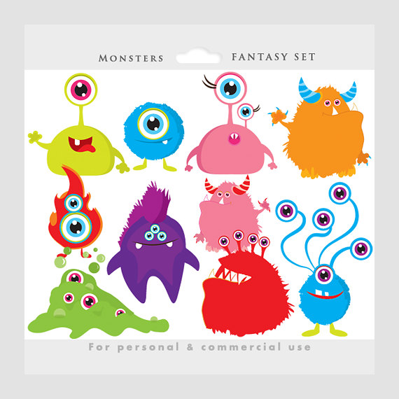 Monsters clipart 