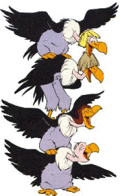 The jungle book vultures clipart 