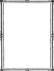 Simple frame clipart png 