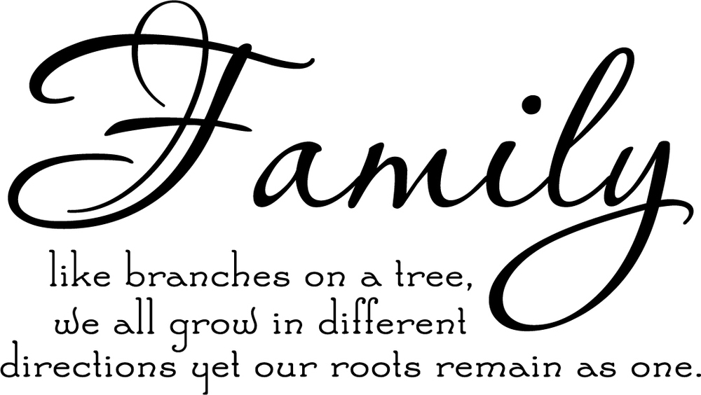 Family quotes clipart 