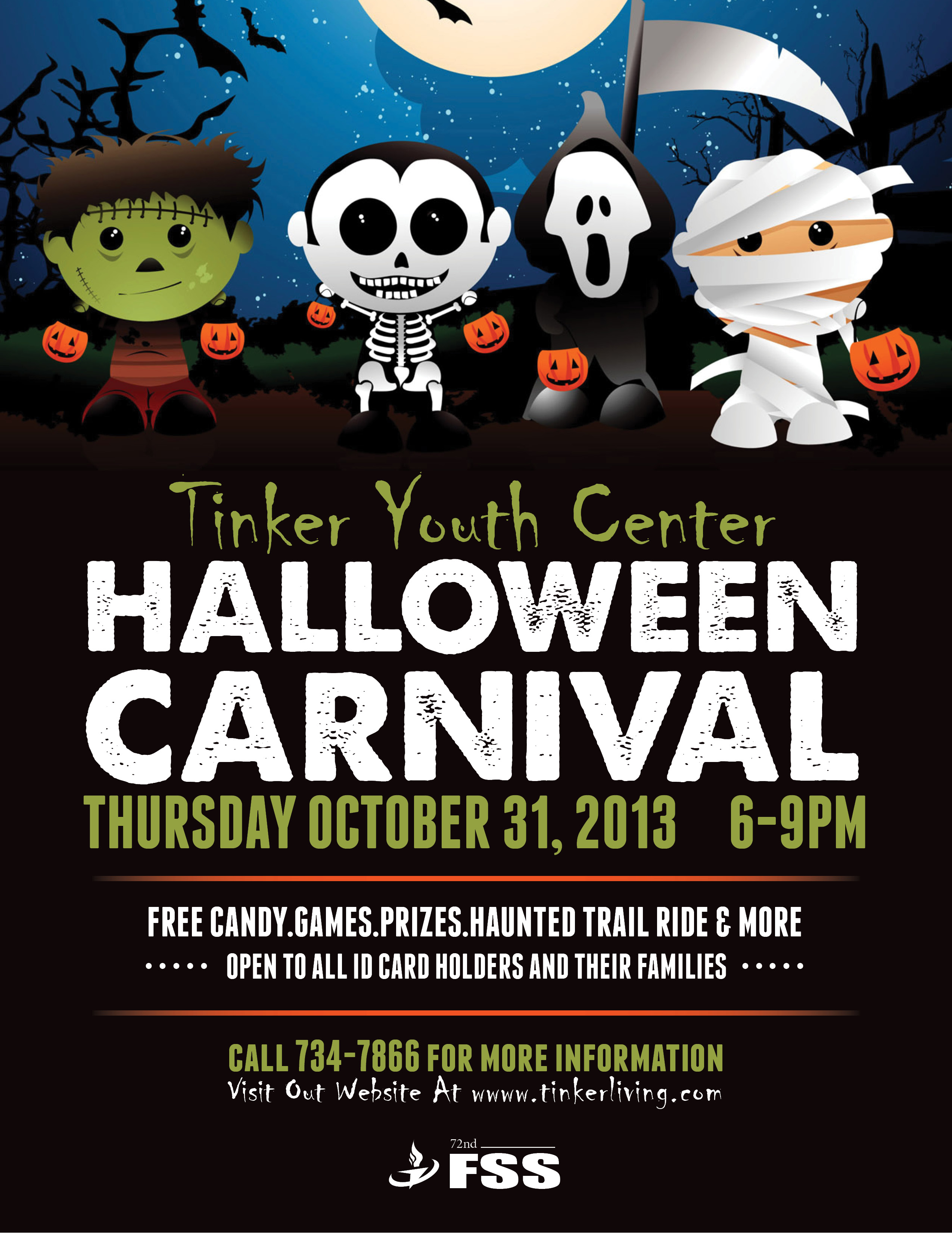 Halloween Costume Contest Poster Clip Art Library